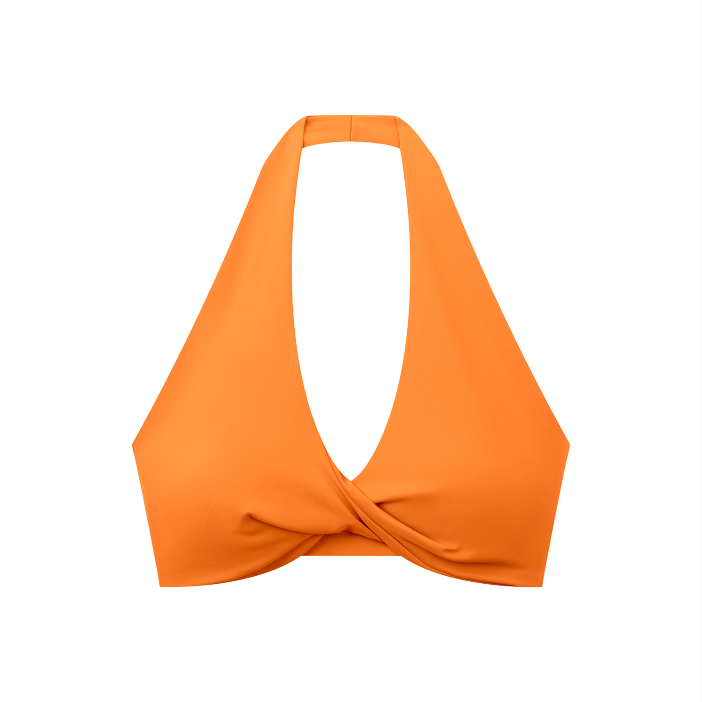 Women's Pleated Halter Sports Bra