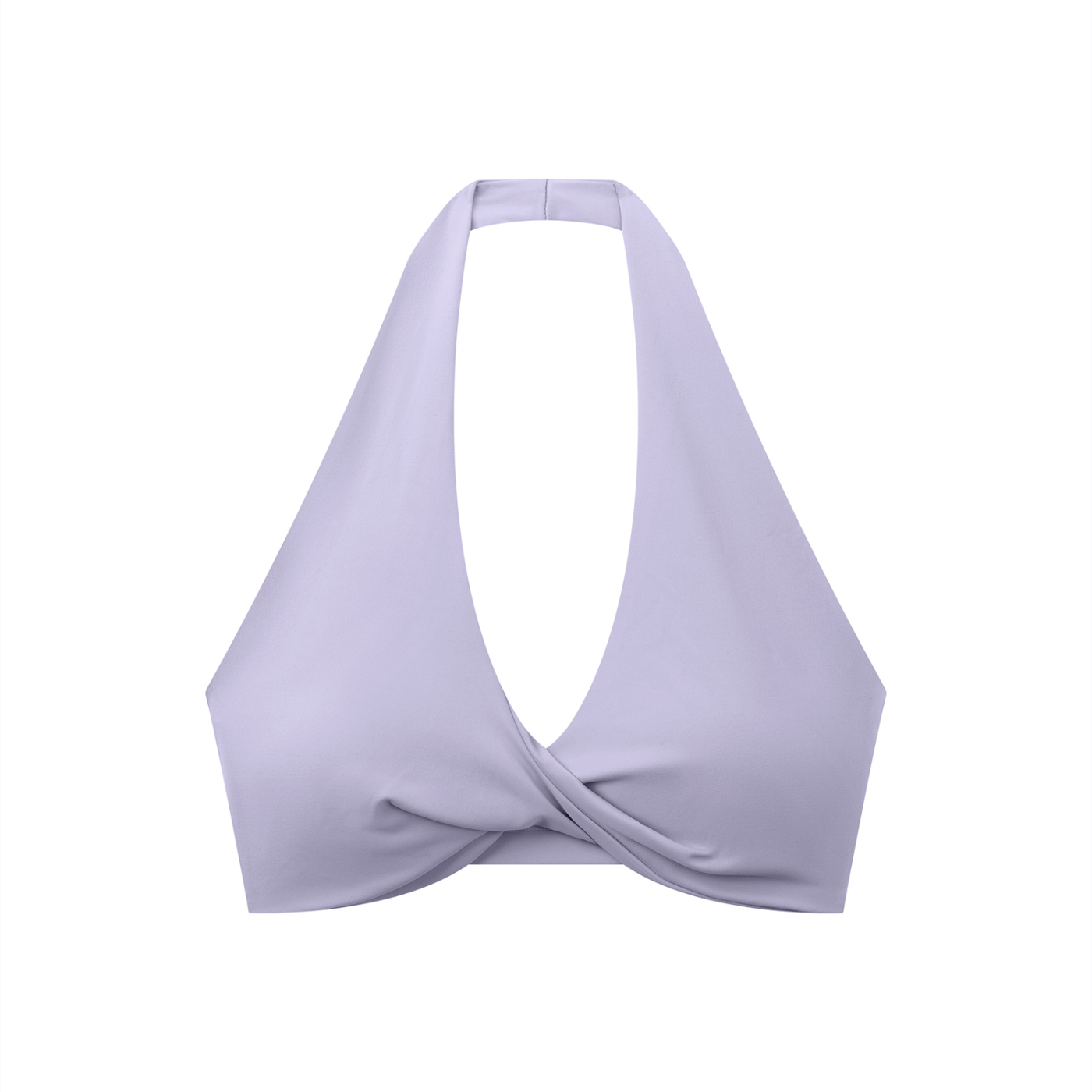 Women's Pleated Halter Sports Bra